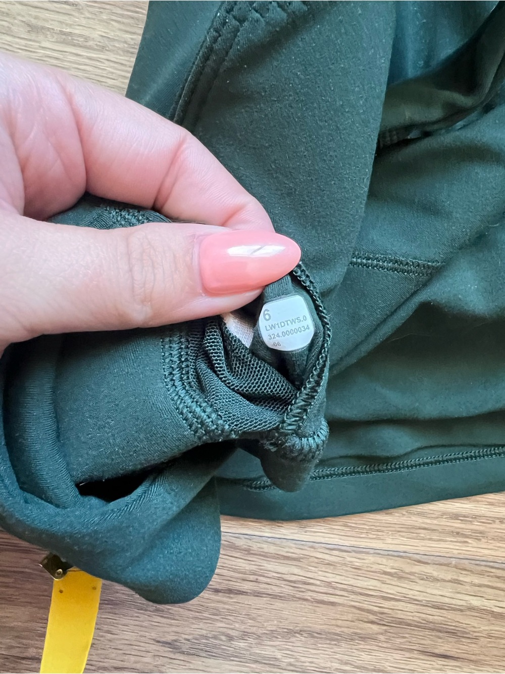 Lululemon Dark Green Align Bralette with Built in Bra - Picture 3 of 5